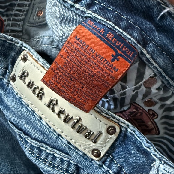 Rock Revival Betty Straight Leg Jeans Size 34 - Picture 8 of 8